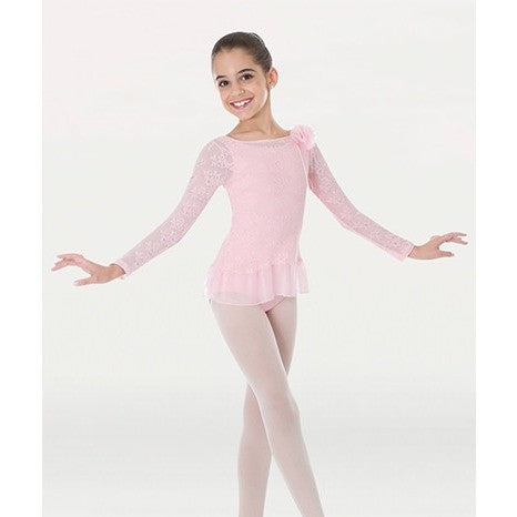 Body Wrappers Girls Lace Pullover