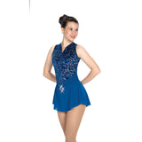480 Sapphire Sash Dress