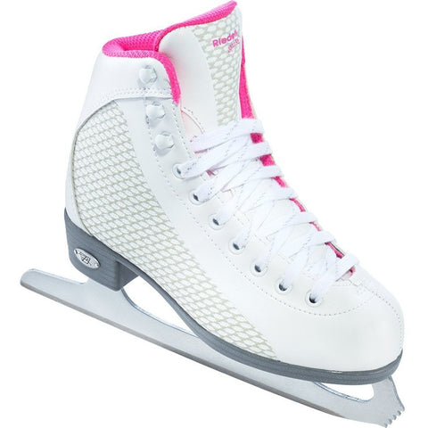 Riedell 13 Sparkle White/Pink